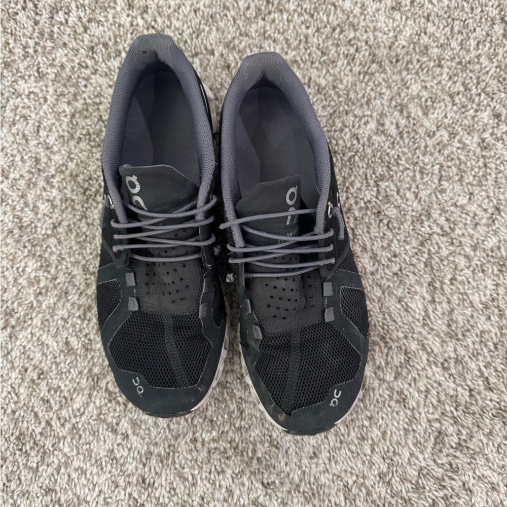 On Running Black Athletic Shoes